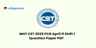 MHT CET 2025 11 April Shift 1 Question Paper (Available): Download Question Paper (PCB) with Answers PDF